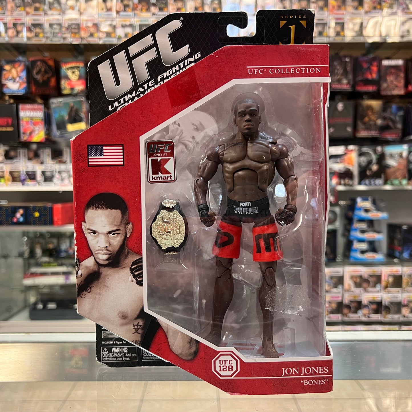 UFC Collection - Jon Jones "Bones" - Series 1 - UFC 128 (Only at Kmart) 2012