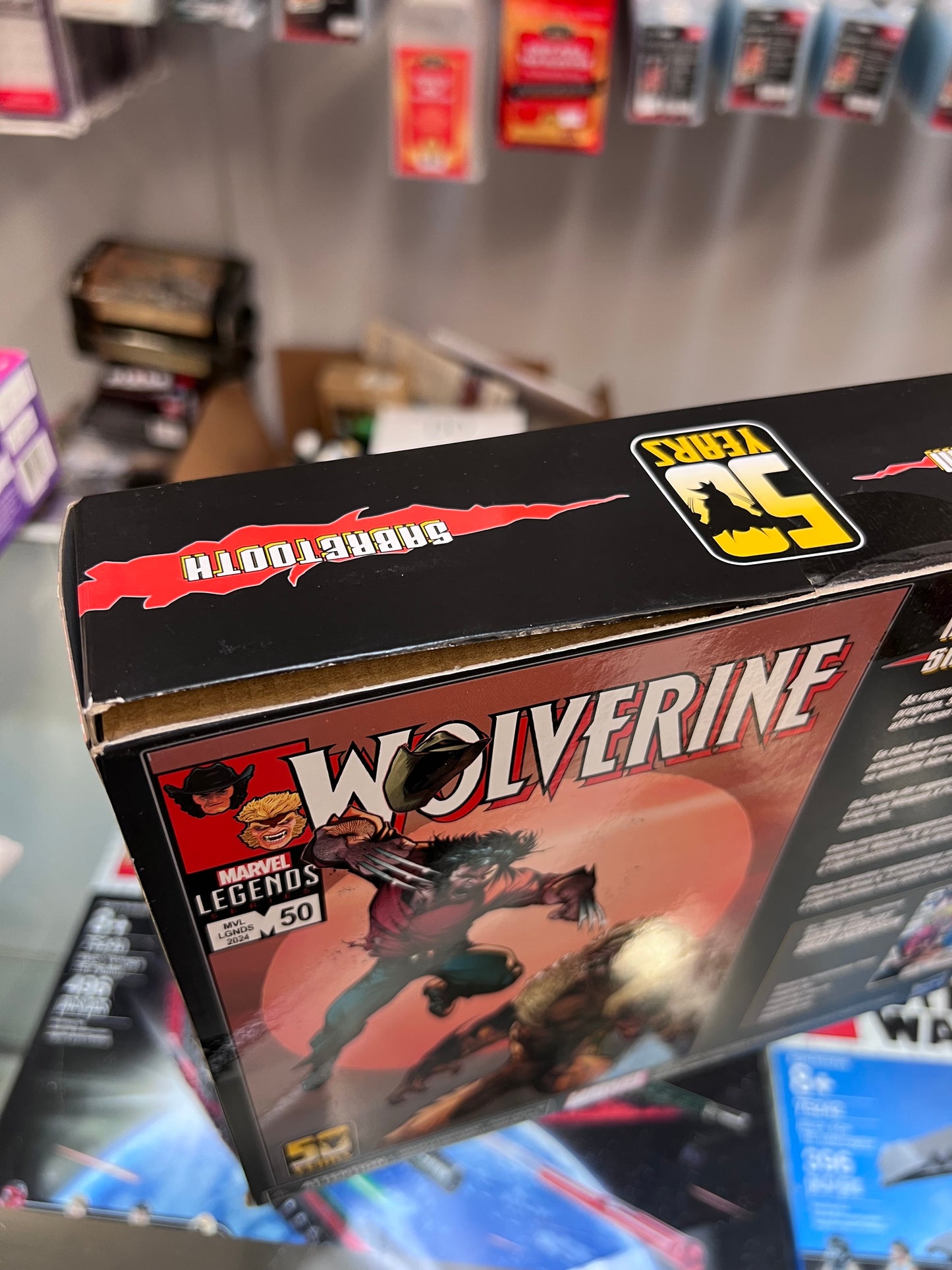 Marvel Legends - Wolverine 50th Anniversary Marvel Legends Logan and Sabretooth Two-Pack (CUT BOX)