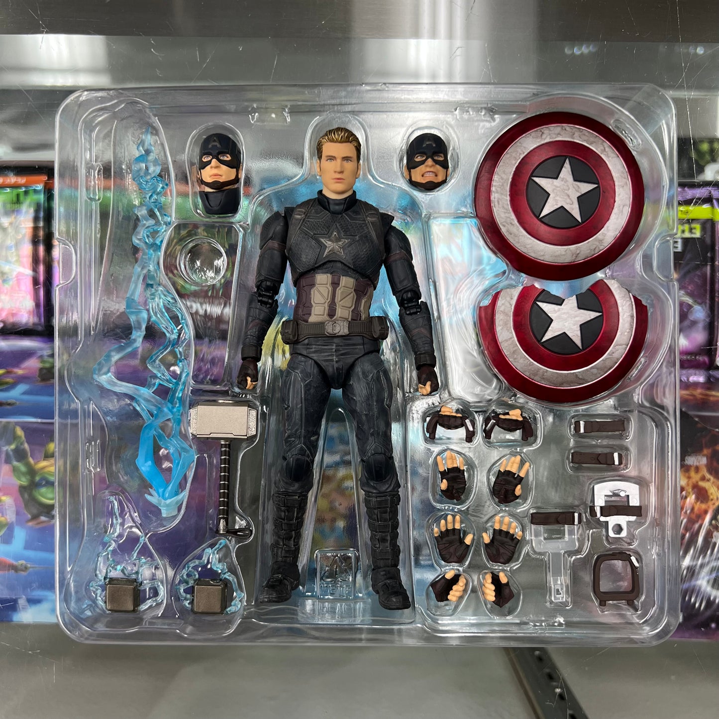 S.H.Figuarts - Avengers Endgame - Captain America (Final Battle) Edition - Action Figure (OPEN BOX)