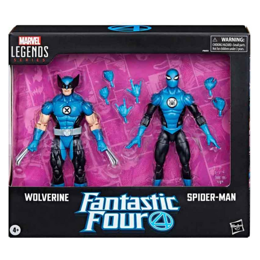Marvel Legends Fantastic Four - Wolverine & Spider-Man - 6 Inch Action Figure 2-Pack