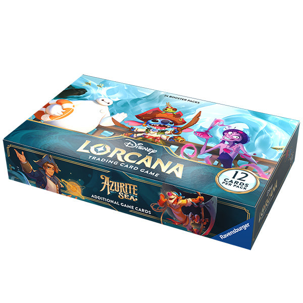 Disney Lorcana: Azurite Sea Booster Box (24 Packs)