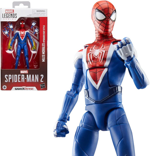 Marvel Legends Gamerverse Spider-Man 2 Miles Morales Upgraded Suit Style Action Figure