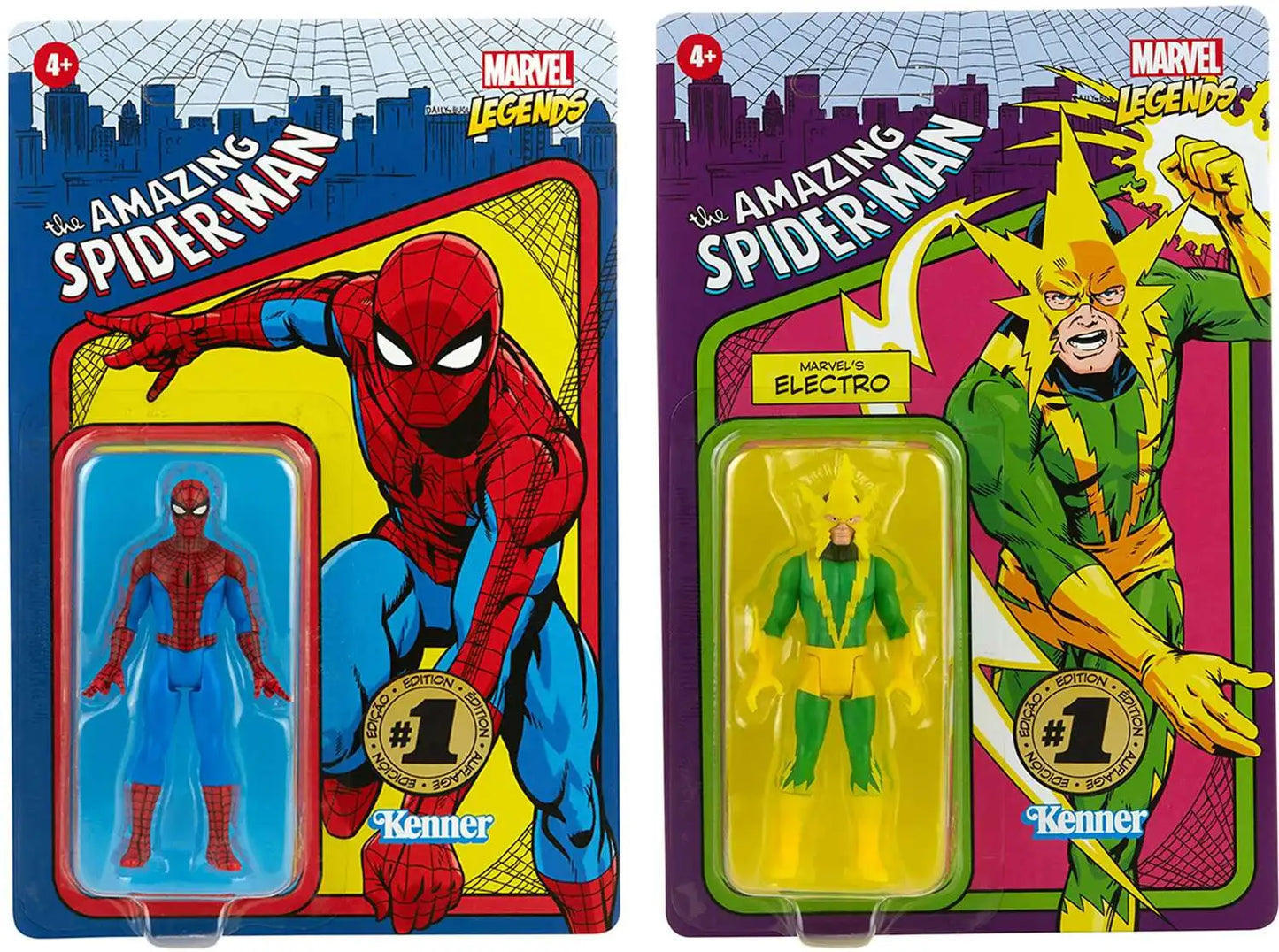 Marvel Legends - The Amazing Spider-Man - Spider-Man & Electro (Hasbro Pulse exclusive) - 3.75" Action Figure 2-Pack
