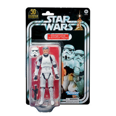 Star Wars 50th Anniversary 6 Inch Action Figure Special Edition - George Lucas in Stormtrooper Disguise
