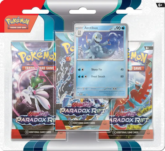 Pokémon  - Paradox Rift 3 Pack Blister [Arctibax] - SV04: Paradox Rift (SV04)