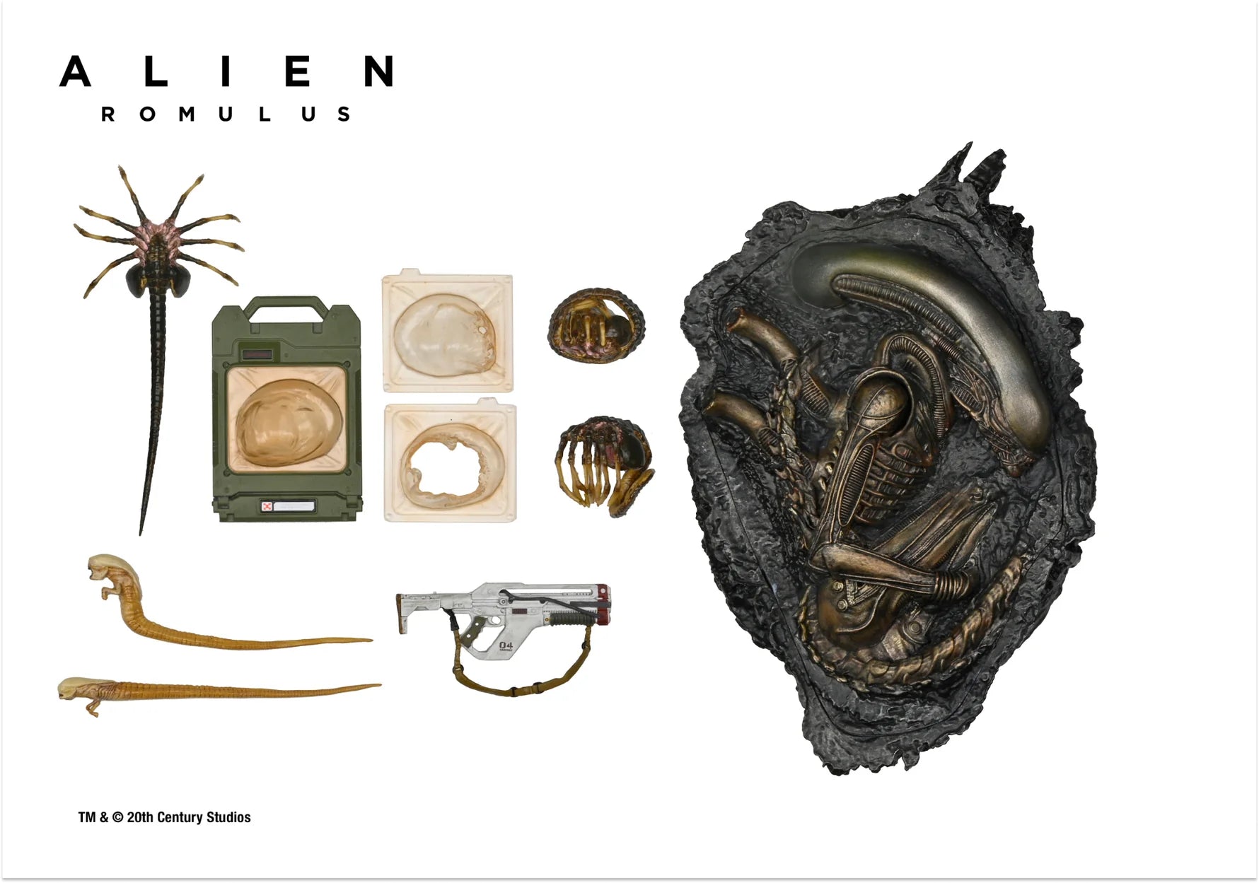 NECA Alien: Romulus Ultimate Scorched Xenomorph Action Figure 18cm NECA Alien: Romulus Ultimate Scorched Xenomorph Action Figure 18cm
