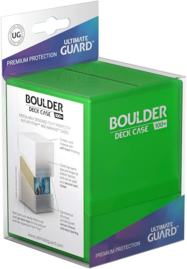 Ultimate Guard Boulder 100+ Deck Case Emerald