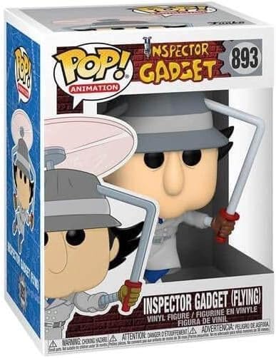 Funko Pop! Animation: Inspector Gadget - Inspector Gadget Flying Vinyl Figure - 893