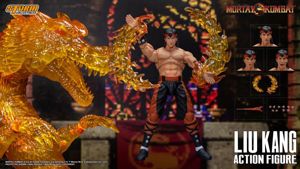 Storm Collectibles - Mortal Kombat Liu Kang and Dragon (Special Edition) 1/12 Scale BBTS Exclusive Figure