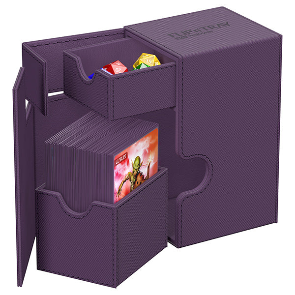 Deck Case: Flip´n´Tray 80+ Standard Size Monocolor - Purple