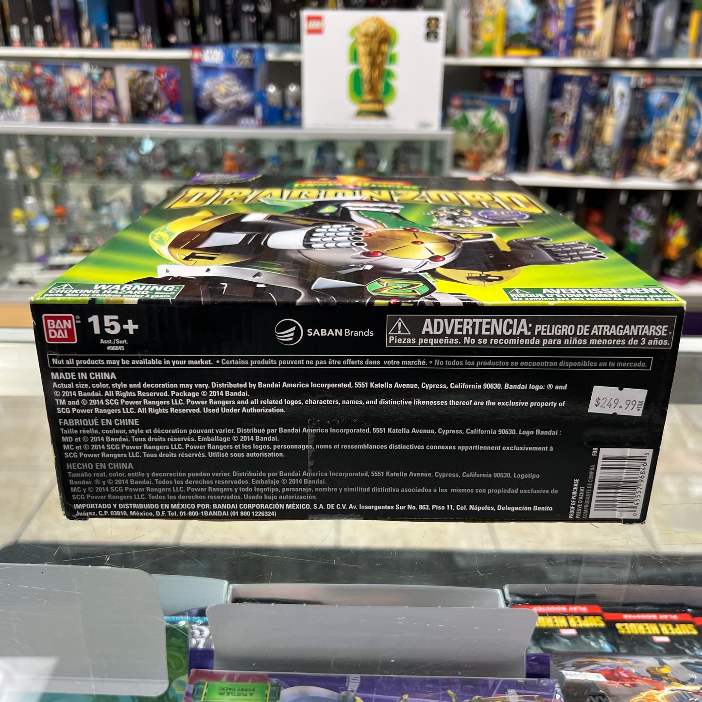 Mighty Morphin Power Rangers Legacy - Green Dragonzord - 2014