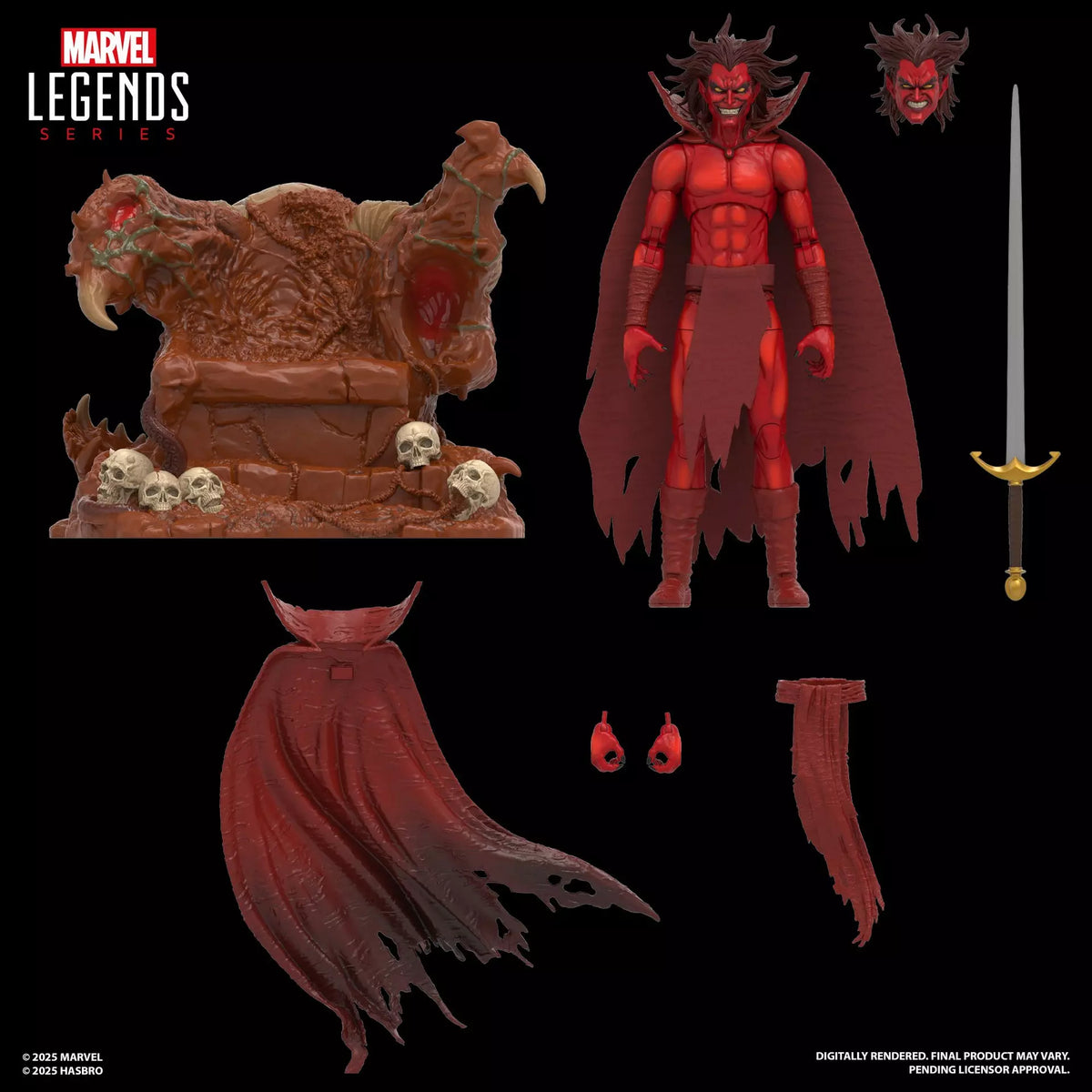 Marvel Legends Series - Marvel’s Mephisto with Infernal Throne - Exclusive