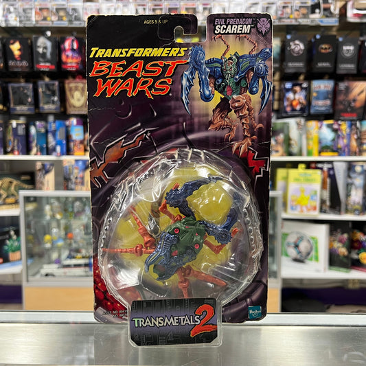 Transformers - Beast Wars - Evil Predacon Scarem - Transmetal 2 - 1998 *BAD BOX* *SEE PHOTOS*