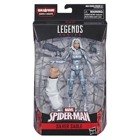Marvel Legends - Spider-Man - Silver Sable - Kingpin BAF
