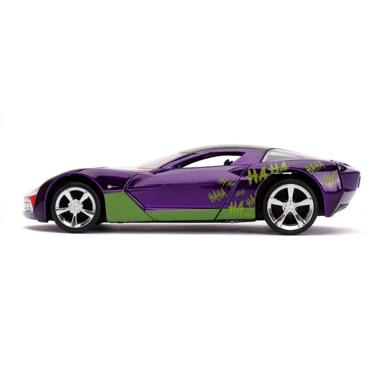 Jada Toys - Hollywood Rides - 2009 Chevy Corvette Stingray (The Joker) 1/32 scale Diecast