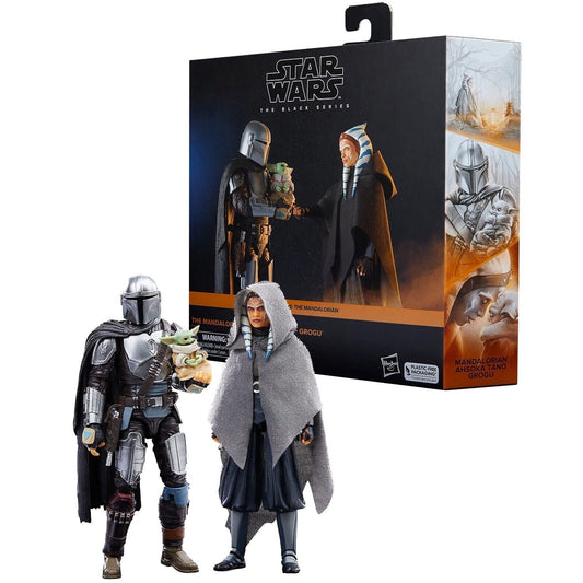 Star Wars - Black Series - The Mandalorian, Ahsoka Tano & Grogu - 6" Action Figures 3 Pack