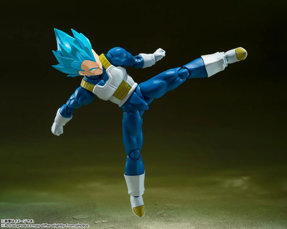 Tamashii Nations S.H.Figuarts Dragon Ball Super Super Saiyan God Super Saiyan Vegeta (Unwavering Saiyan Pride) 5.31-in Action Figure