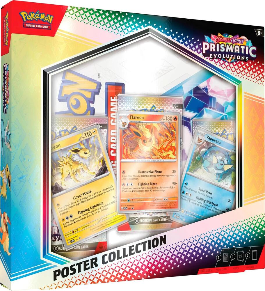 Pokémon TCG: Prismatic Evolutions SV8.5 Poster Collection