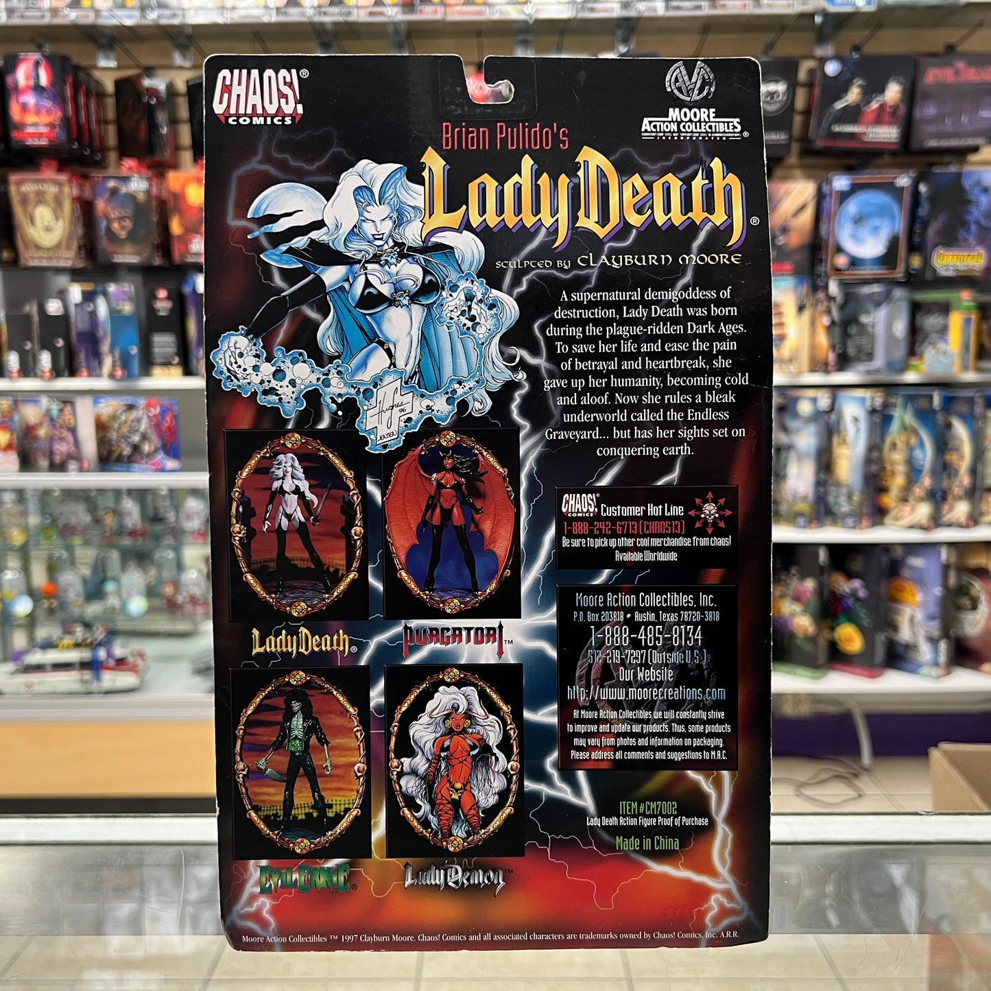 Moore Action Collectibles - Chaos! Comics Brian Pulido's Lady Death 6" Action Figure