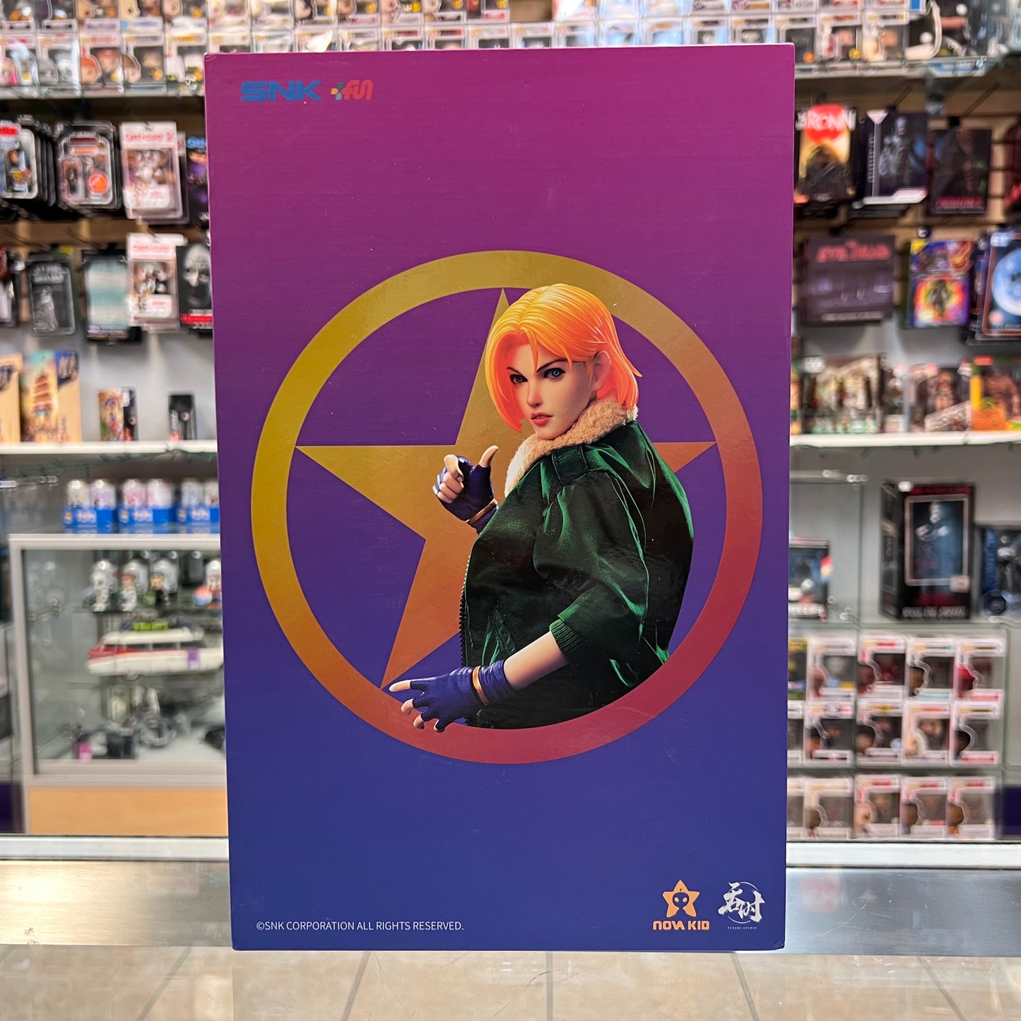 Tunshi Studio - The King Of Fighters'97 - Blue Mary Action Figure 1/6 (OPEN BOX)