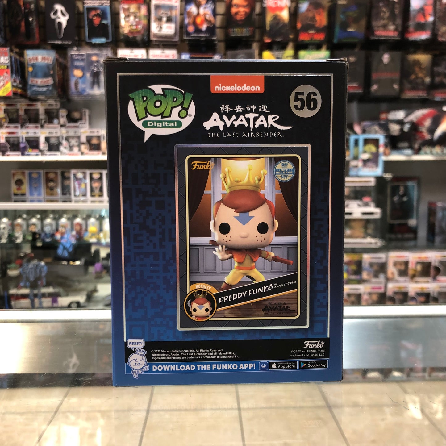 Funko Pop! Digital - Freddy Funko as Aang (Avatar The Last Airbender) - 56 - NFT Release 4160 pcs.