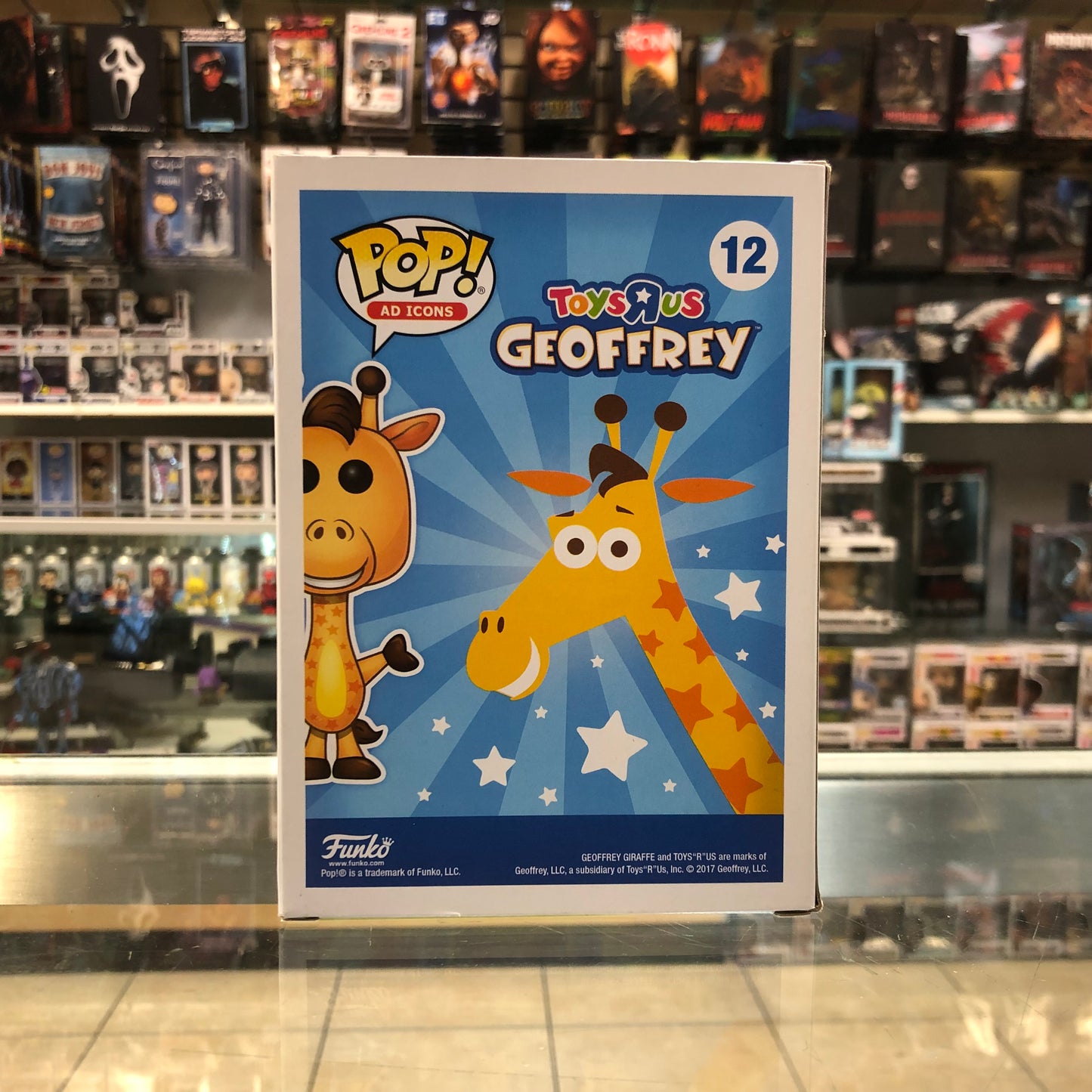 Funko Pop! AD ICONS - Toys R Us - Geoffrey (Flocked) - Exclusive - 12