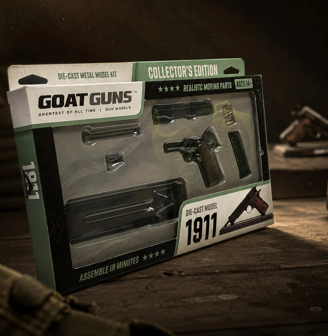Miniature 1911 Die Cast Model Kit - (1911 Model - Black)