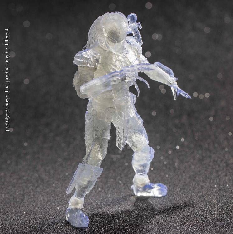 HIYA Toys - Alien Vs Predator Alien vs. Predator Scar Predator (Invisible) 1:18 Scale PX Previews Exclusive Figure