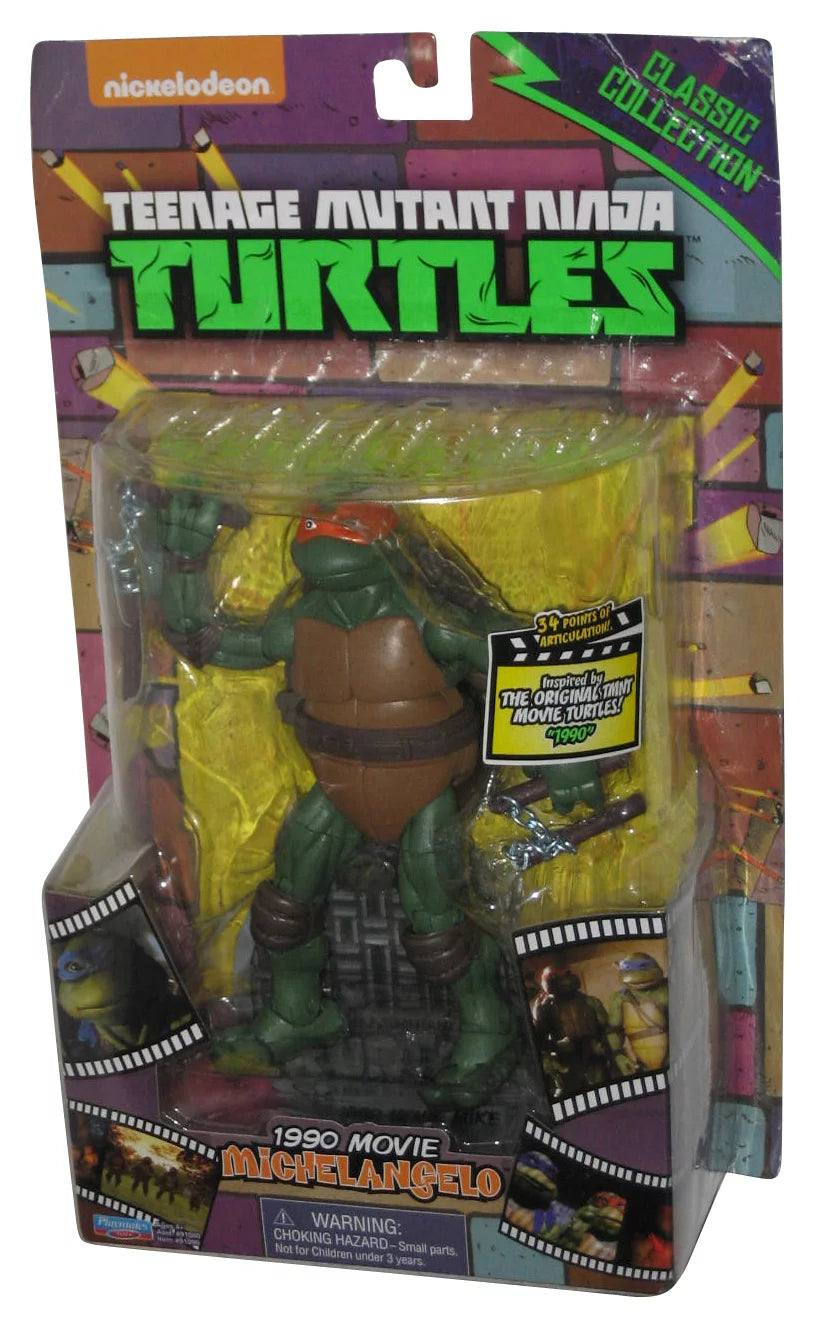 Teenage Mutant Ninja Turtles 1990 Movie Michelangelo (2014) Playmates Figure - (Classic Collection)