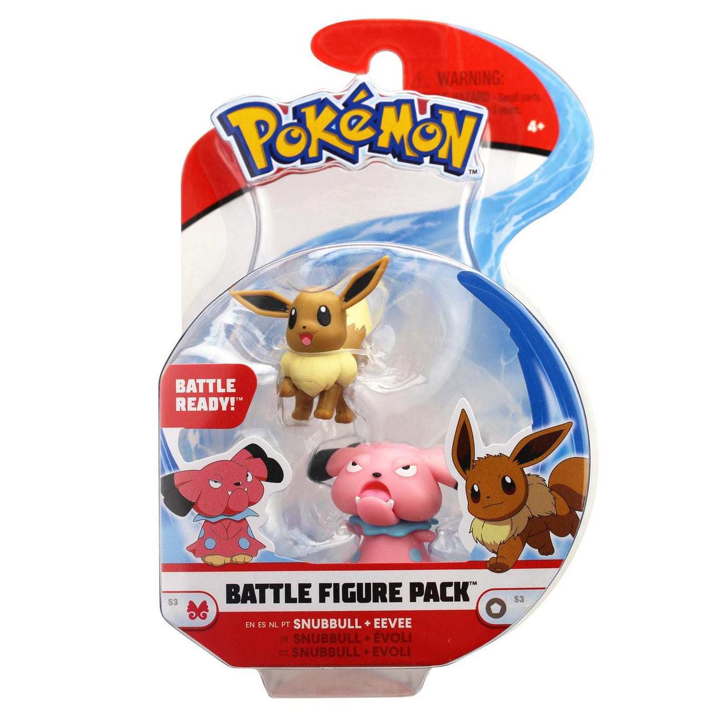 Pokemon Battle Figure pack Eevee + Snubbull