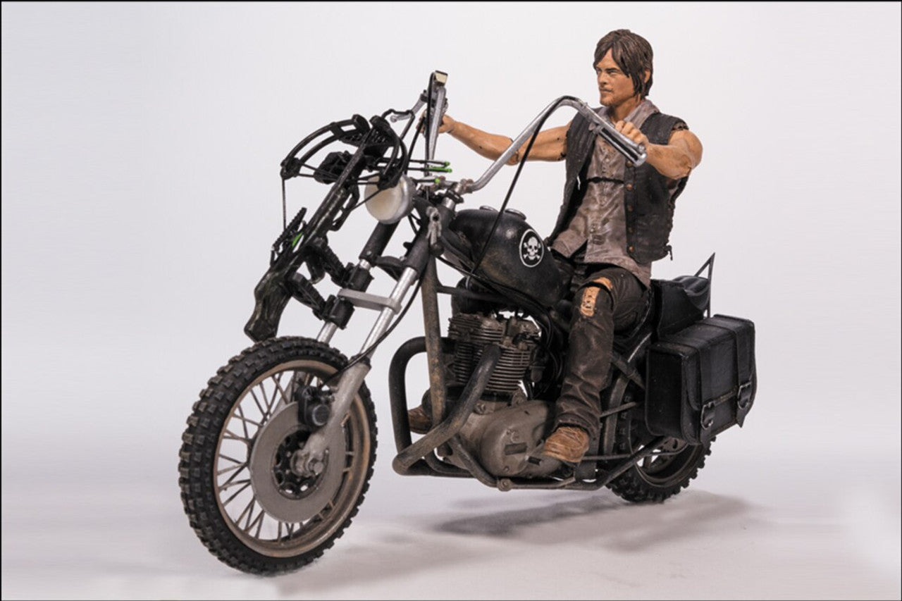 McFarlane Toys - The Walking Dead Series 5 - Daryl Dixon & Chopper Deluxe Box Set - 2014 (YELLOW BOX)