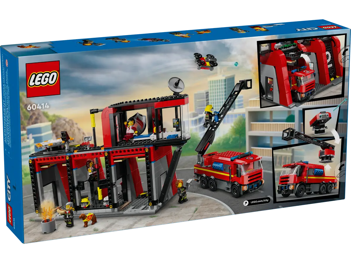 LEGO - CITY - Fire Station with Fire Truck - 60414