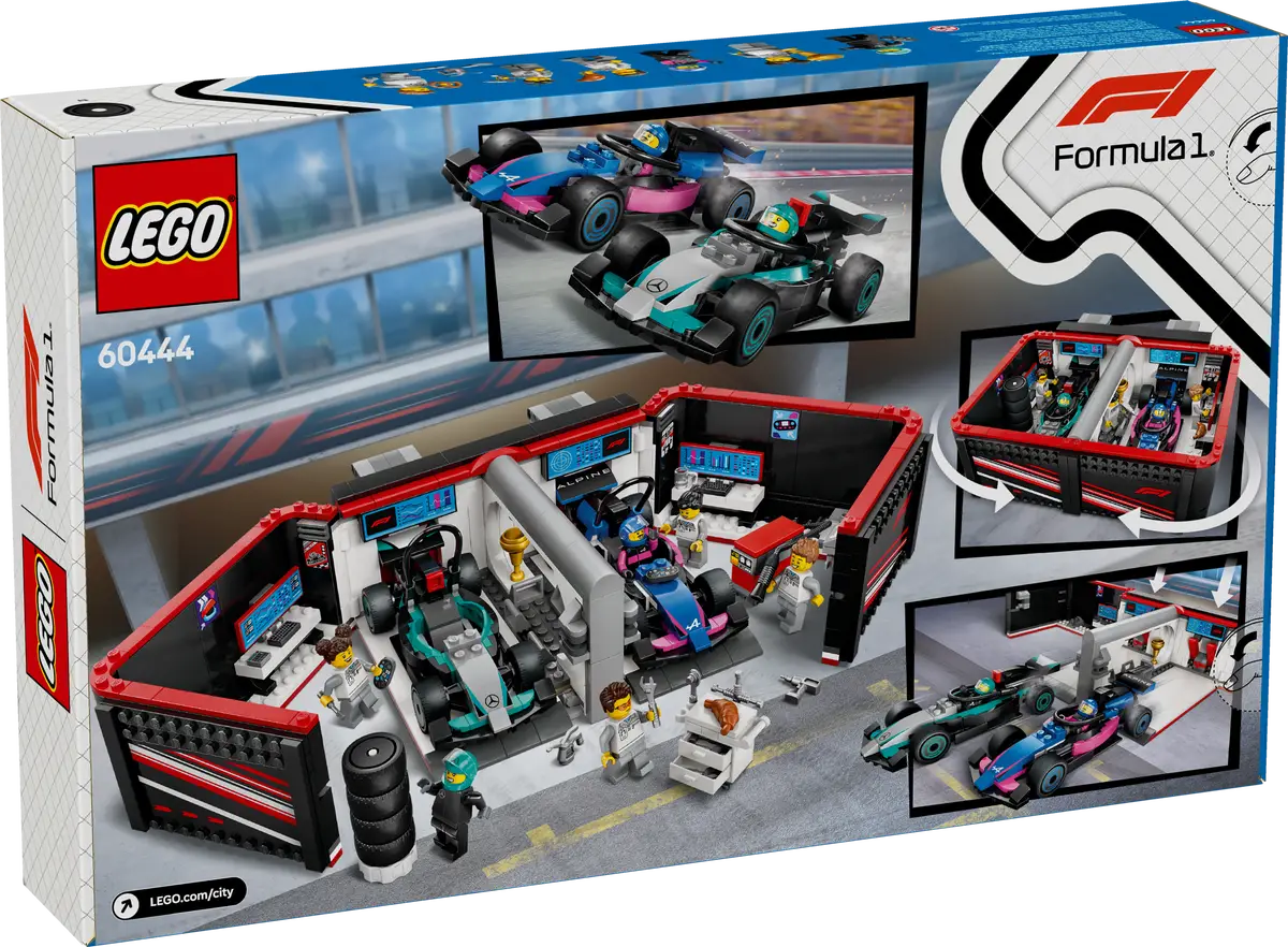 LEGO CITY - F1® Garage & Mercedes-AMG & Alpine Cars - 60444