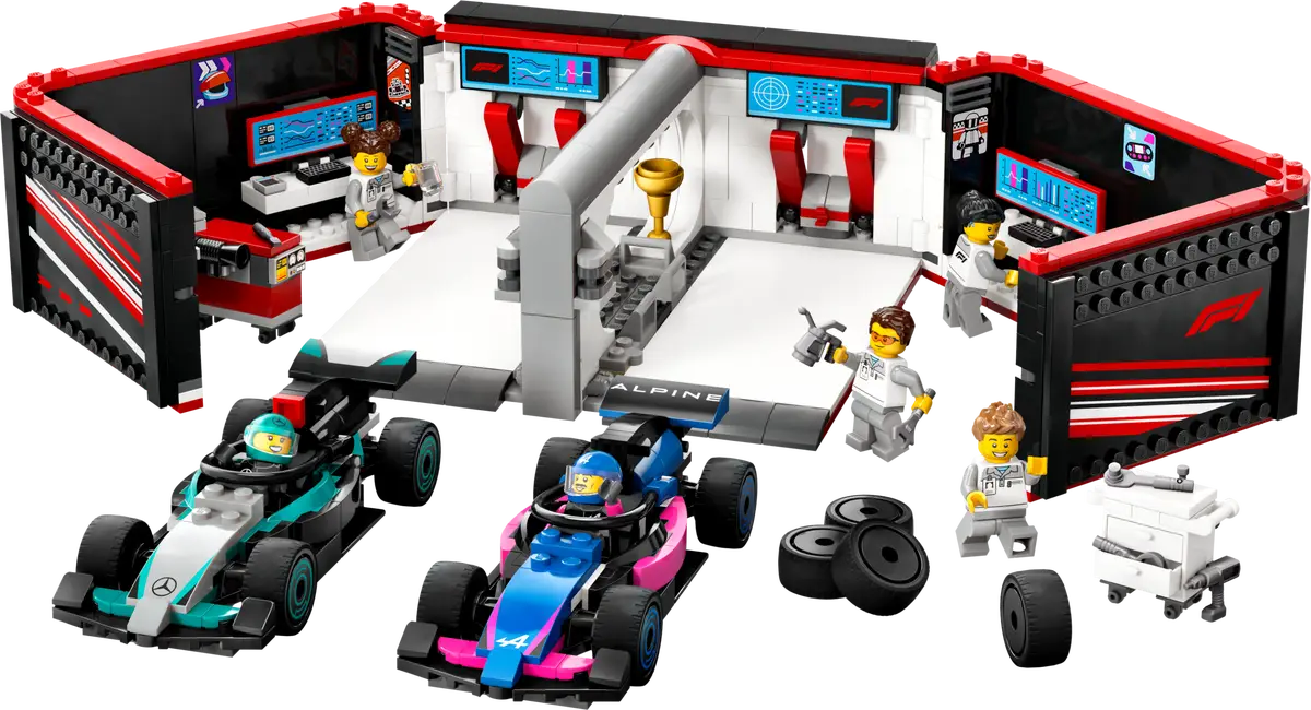 LEGO CITY - F1® Garage & Mercedes-AMG & Alpine Cars - 60444