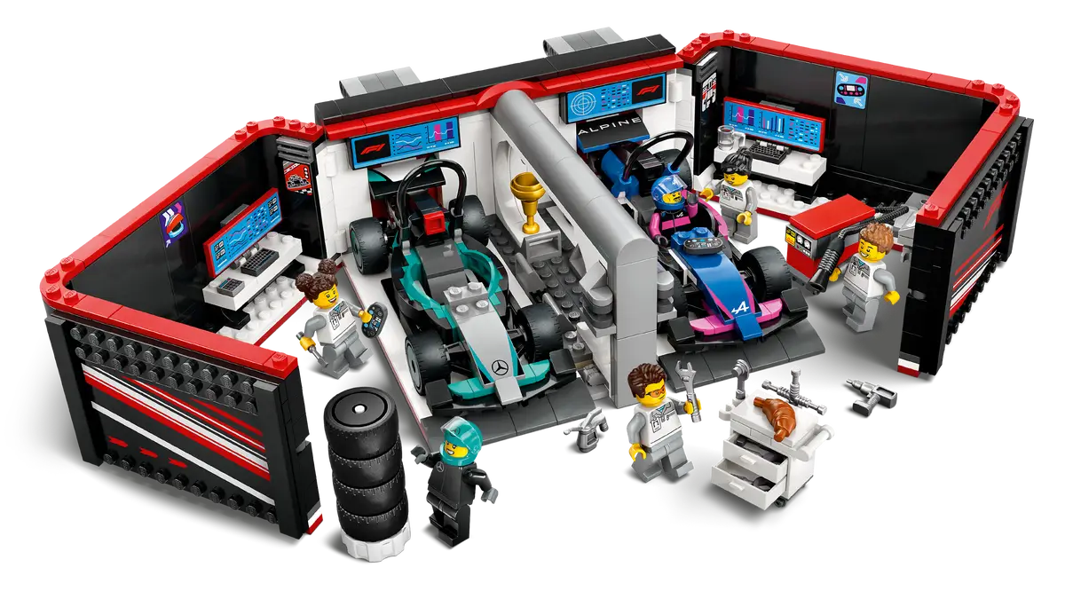 LEGO CITY - F1® Garage & Mercedes-AMG & Alpine Cars - 60444