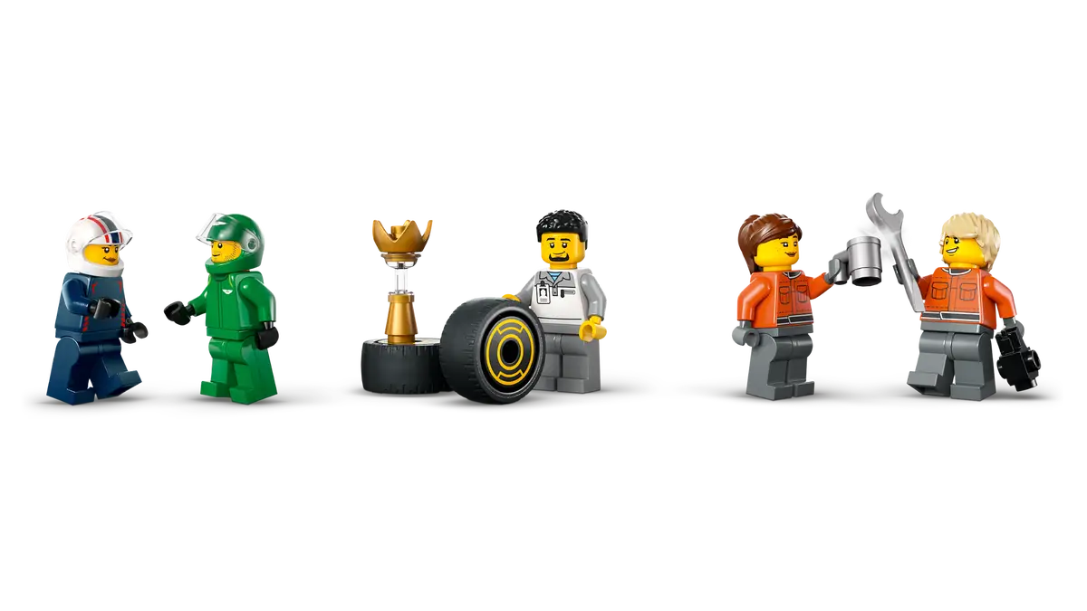 LEGO CITY - F1® Truck with RB20 & AMR24 F1® Cars - 60445