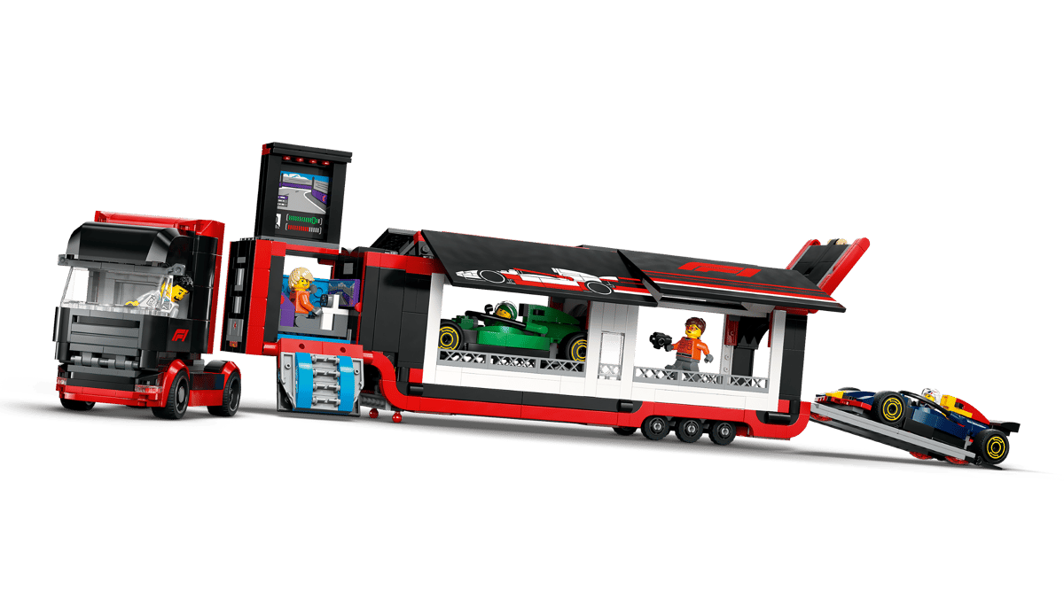LEGO CITY - F1® Truck with RB20 & AMR24 F1® Cars - 60445