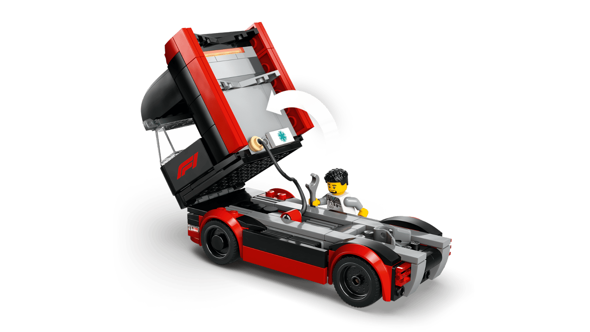 LEGO CITY - F1® Truck with RB20 & AMR24 F1® Cars - 60445