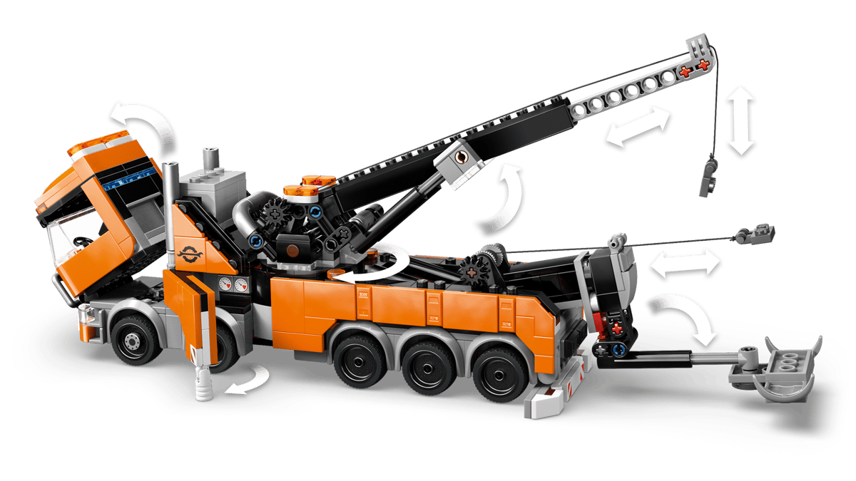 LEGO City - Heavy-Duty Recovery Tow Truck with Crane - 60467