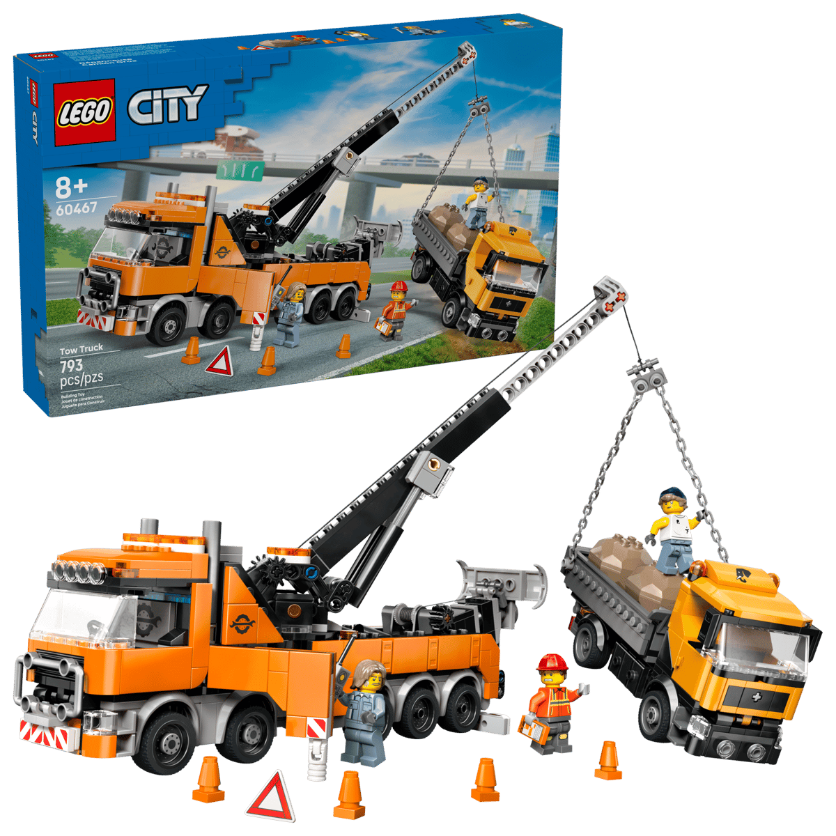 LEGO City - Heavy-Duty Recovery Tow Truck with Crane - 60467