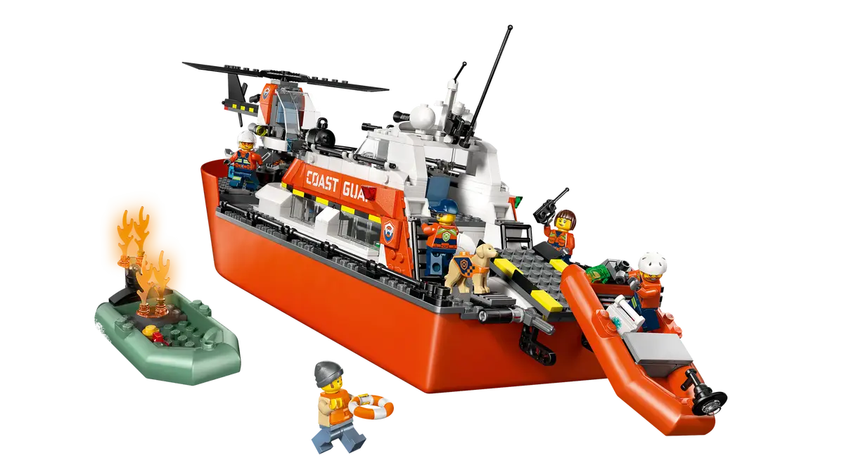 LEGO City - Coast Guard Rescue Boat & Helicopter - 60504