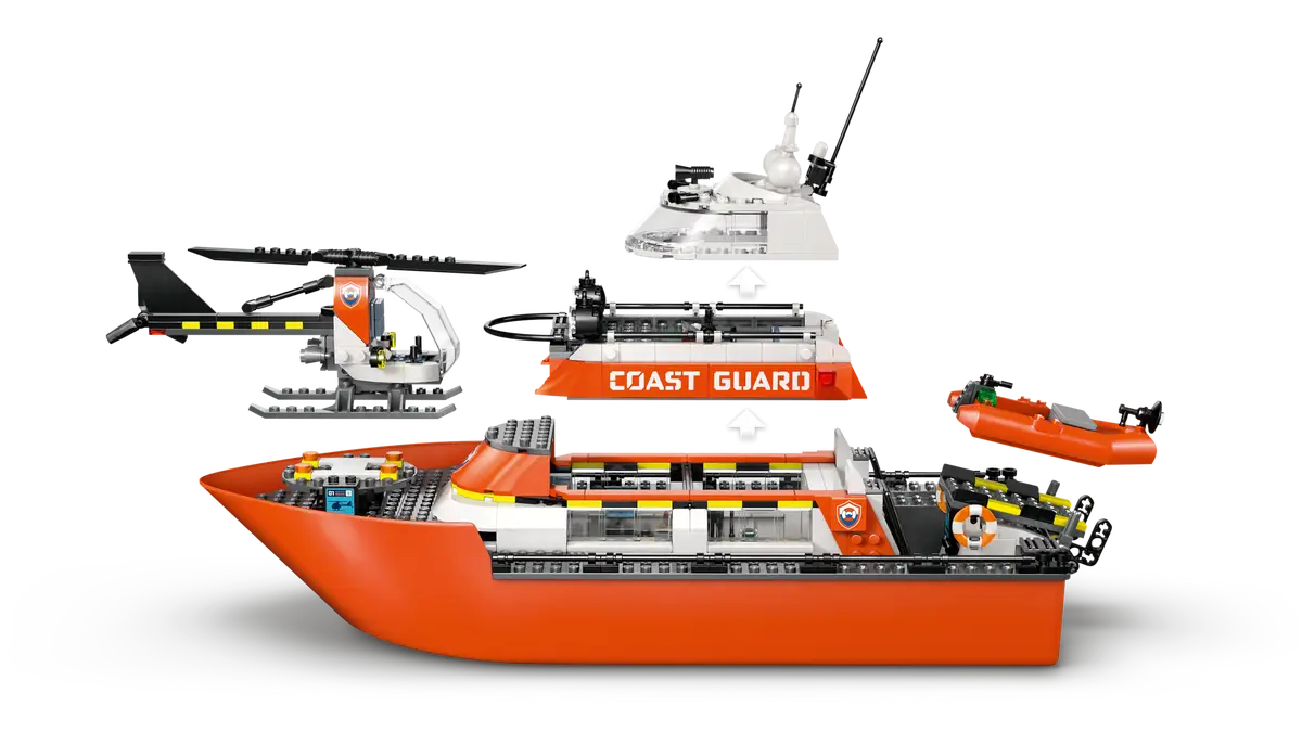 LEGO City - Coast Guard Rescue Boat & Helicopter - 60504