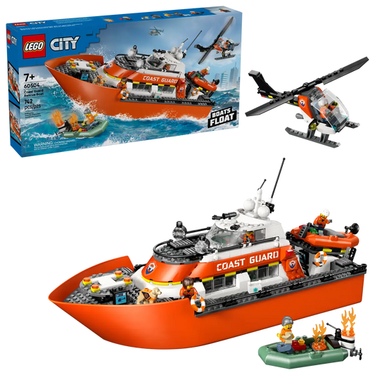LEGO City - Coast Guard Rescue Boat & Helicopter - 60504