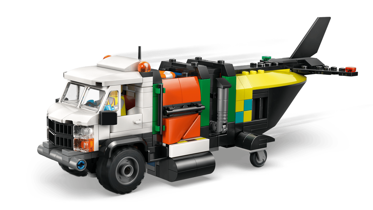 LEGO CITY - Airplane, Service Truck & Hovercraft Remix - 60505