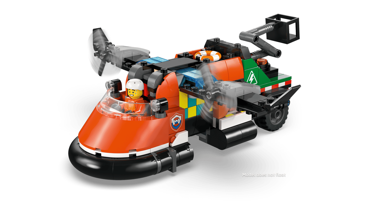 LEGO CITY - Airplane, Service Truck & Hovercraft Remix - 60505