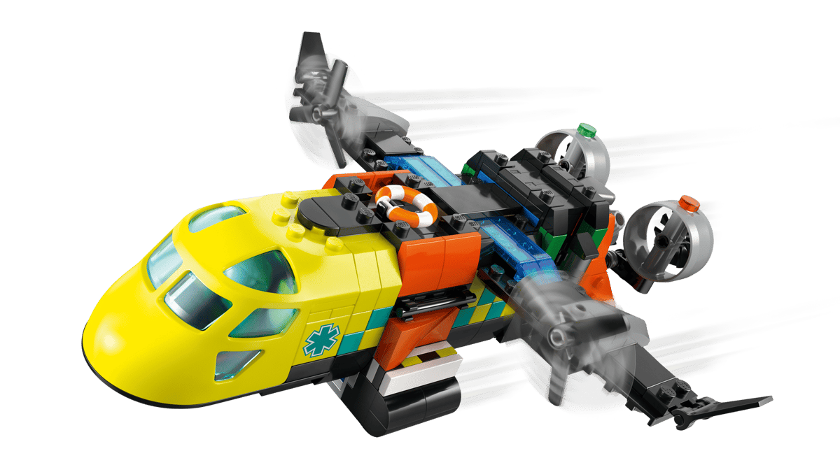 LEGO CITY - Airplane, Service Truck & Hovercraft Remix - 60505