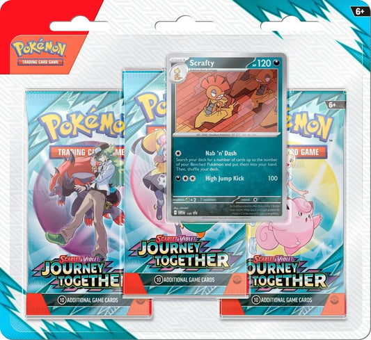 Pokémon TCG: Journey Together 3 Pack Blister - SV9