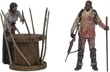 McFarlane Toys - The Walking Dead - Series 8 - Morgan With Impaled Walker Deluxe Boxed Set
