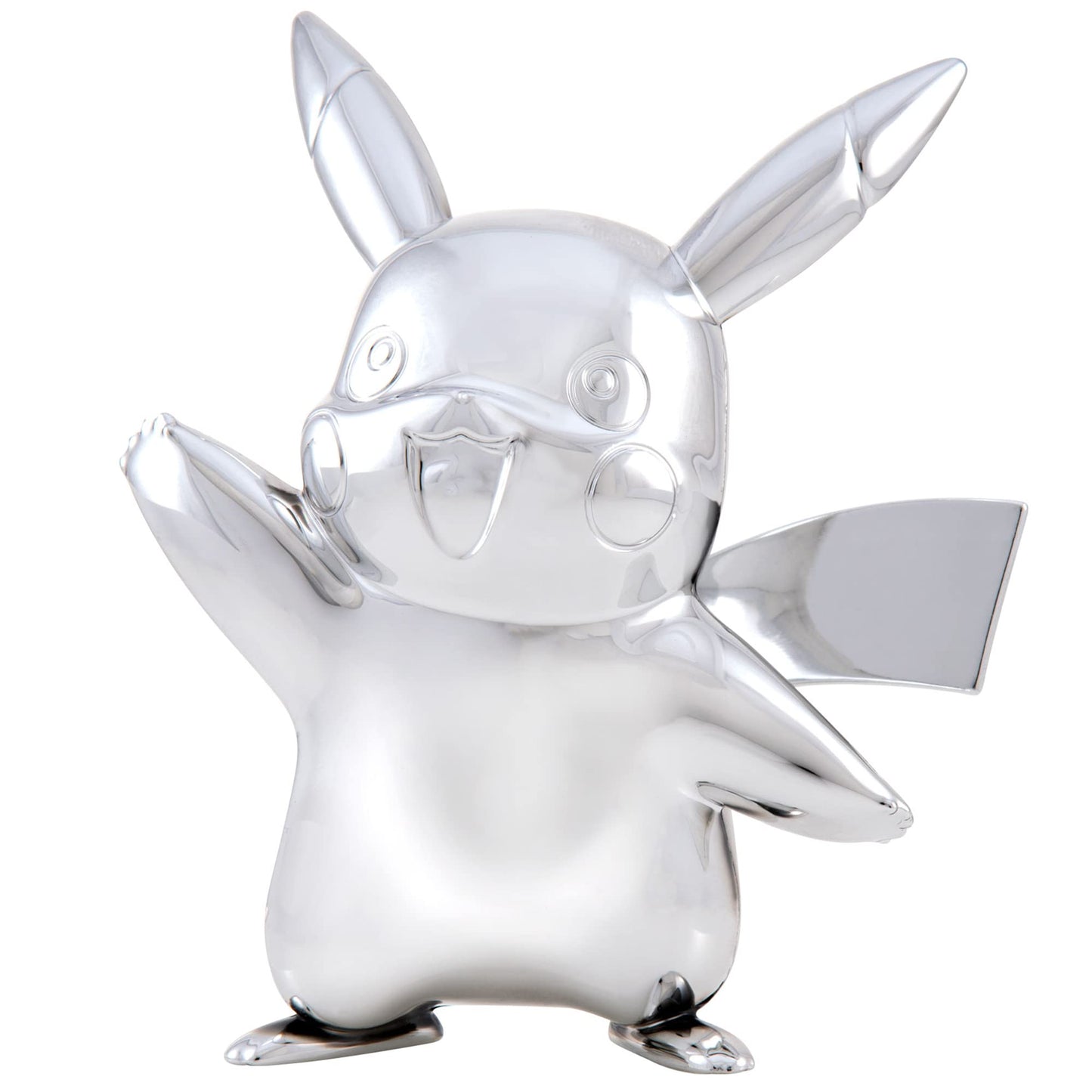 Pokémon - Silver Pikachu Figure (25th Anniversary)