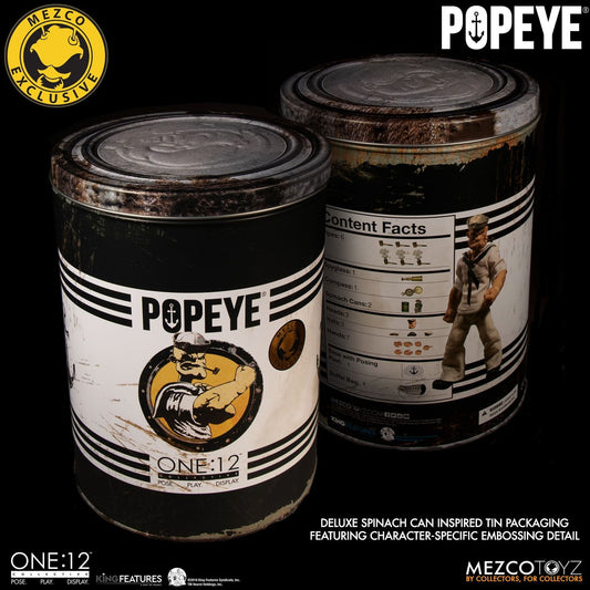 Mezco One:12 Collective - Popeye – Deluxe Sailor Edition